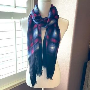EUC Colorful Plaid Scarf